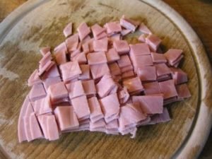 Ham and cheese salad