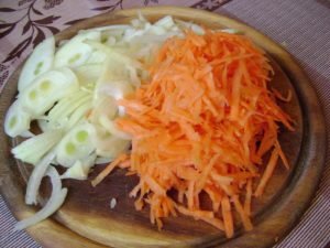 Salad with Sardines and Stewed Vegetables