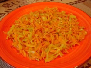 Salad with Sardines and Stewed Vegetables