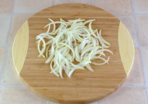 Salad with crab sticks and fresh cucumbers