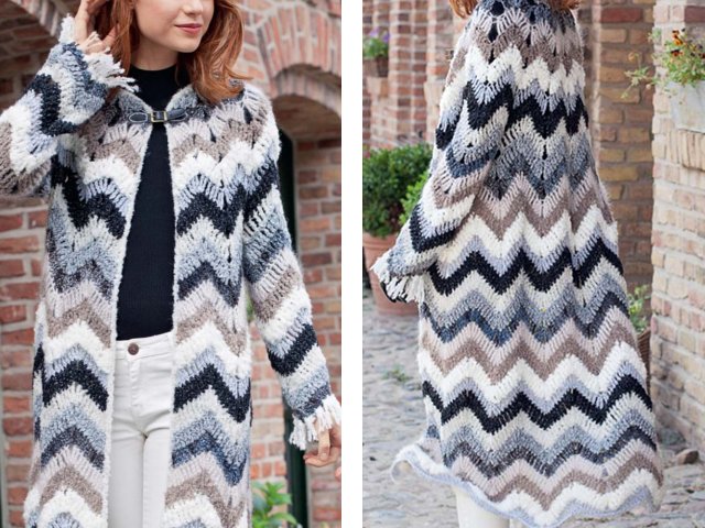 How to crochet a coat?