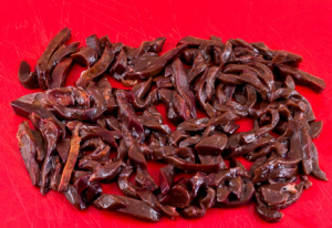 Beef liver salad