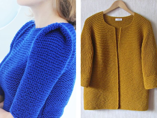 How to knit shawl knitting?