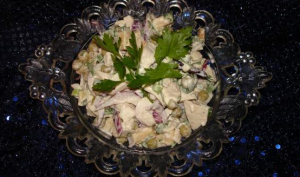 Chicken and Cheese Salad: Recipe