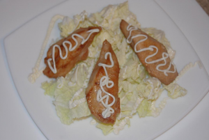 Favorite Salad with Chicken Meat and Peking Cabbage