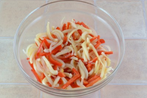 Squid and Pepper Salad