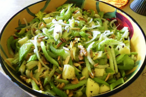 Celery Salad with Apple and Mint