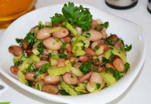 Celery Salad with Beans