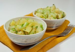 Potato salad with celery