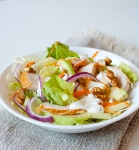 Smoked Chicken Salad with Apples and Walnuts