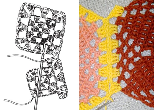 How to crochet motifs