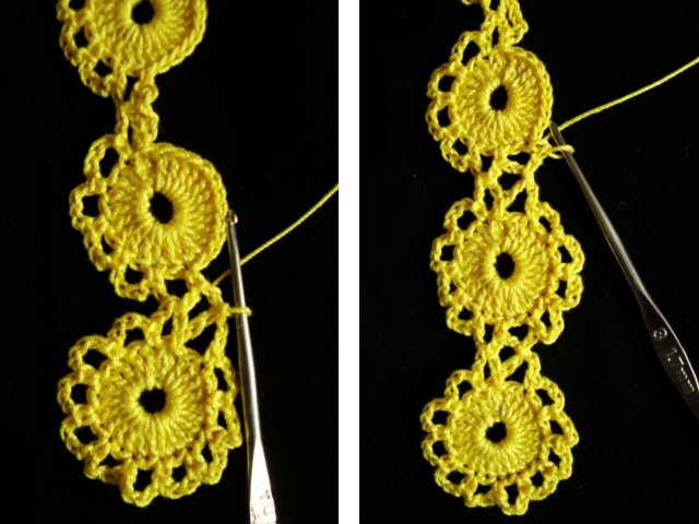 How to crochet motifs