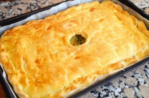 Quick cabbage pie