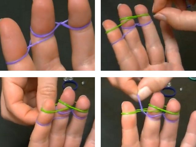 How to weave gum bracelets: photo and video tutorials