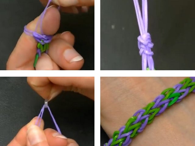 How to weave gum bracelets: photo and video tutorials