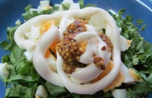 Sorrel Salad with Egg