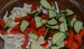 Beijing cabbage salad