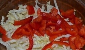 Beijing cabbage salad