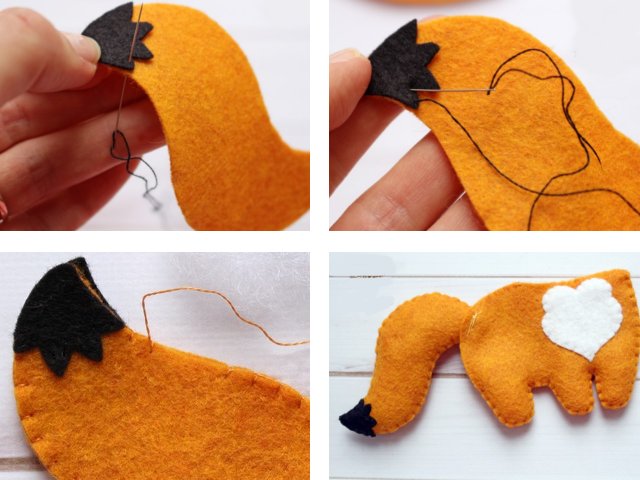 DIY felt toys with patterns for beginners