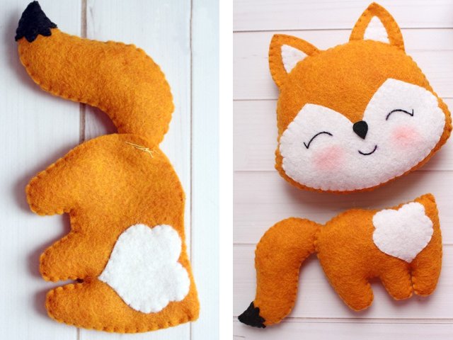 DIY felt toys with patterns for beginners