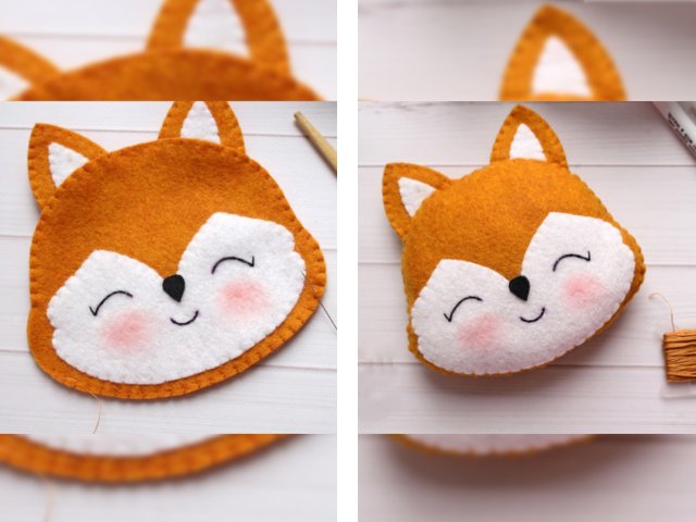 DIY felt toys with patterns for beginners