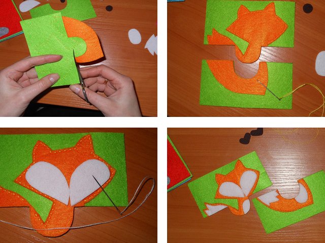 DIY felt toys with patterns for beginners