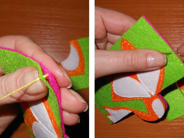 DIY felt toys with patterns for beginners