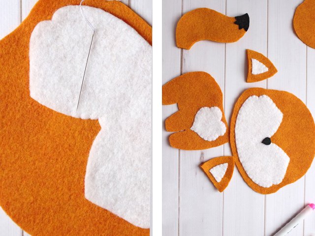 DIY felt toys with patterns for beginners