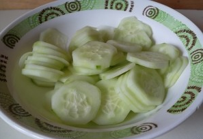 Sorrel Salad with Cucumber