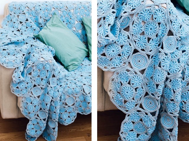 How to crochet a bedspread with your own hands