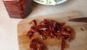 Peking cabbage meat salad