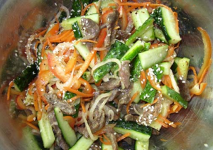 Beef and Cucumber Salad