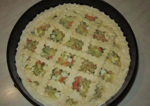 Oven cabbage pie