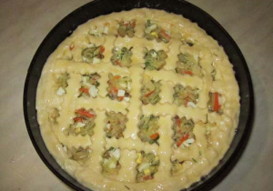 Oven cabbage pie