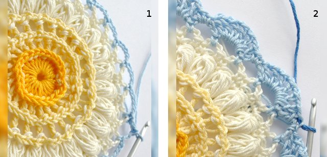 How to crochet motifs