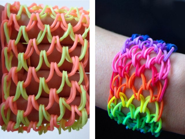 How to weave gum bracelets: photo and video tutorials