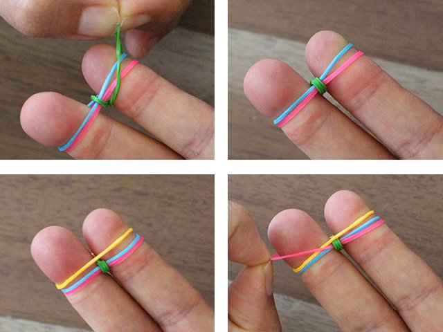 How to weave gum bracelets: photo and video tutorials