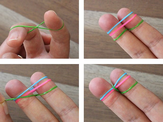 How to weave gum bracelets: photo and video tutorials