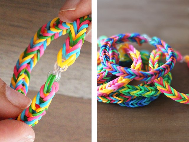 How to weave gum bracelets: photo and video tutorials