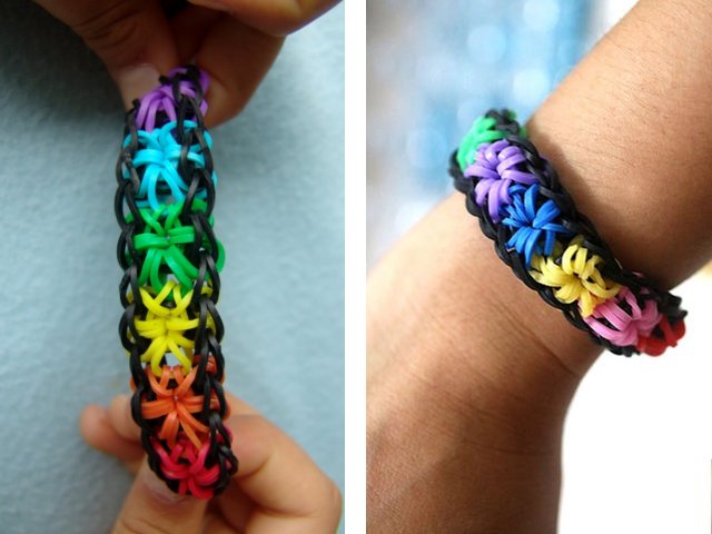 How to weave gum bracelets: photo and video tutorials