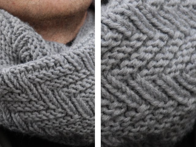 How to knit a scarf with a knitting needles