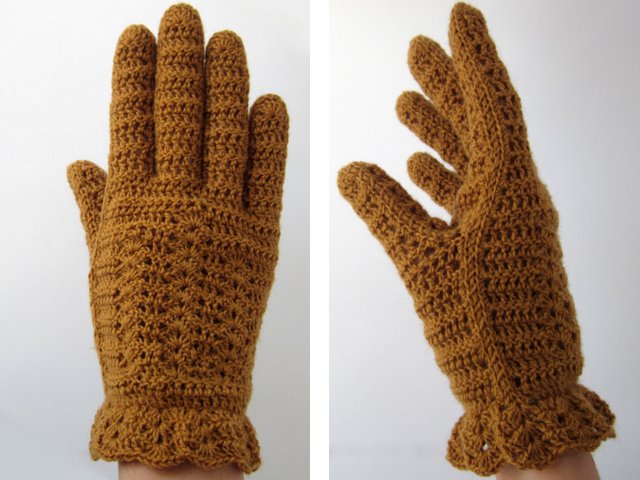 How to crochet gloves?