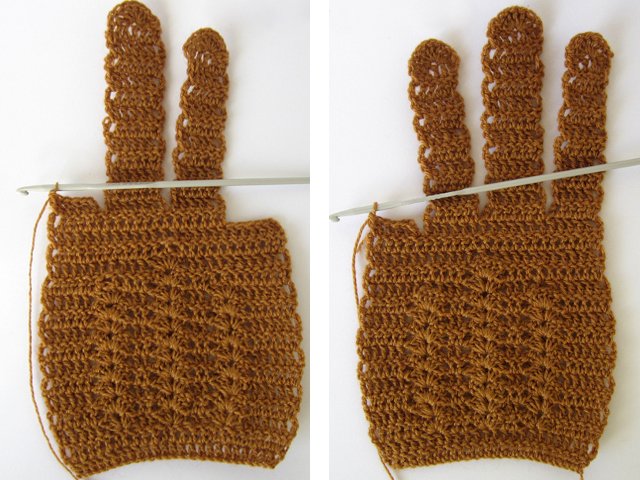 How to crochet gloves?