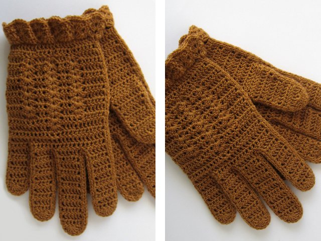 How to crochet gloves?