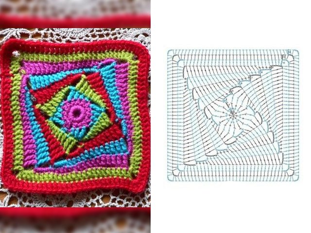 How to crochet motifs