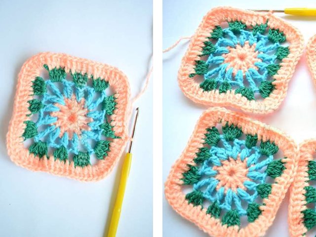 How to crochet motifs