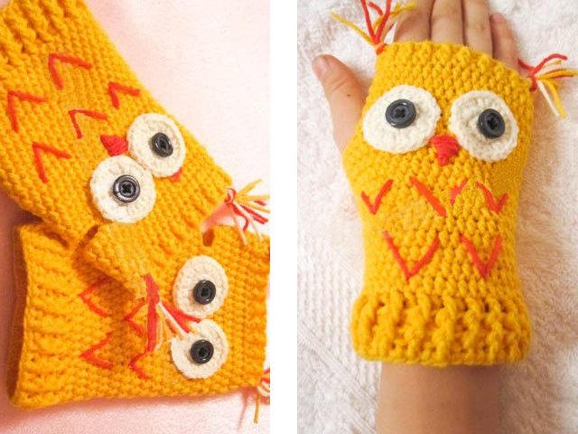 How to crochet mitts?