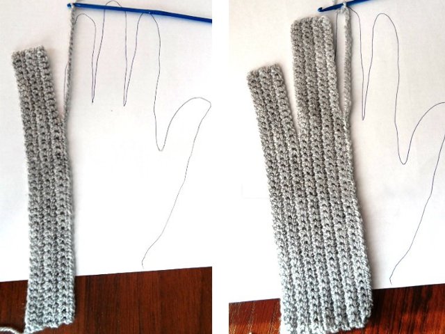 How to crochet gloves?