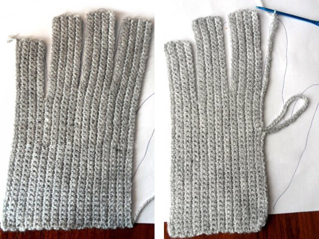 How to crochet gloves?