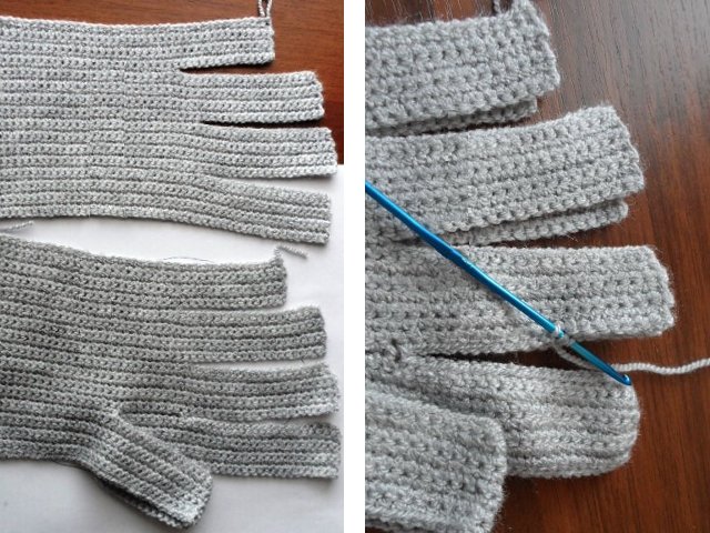 How to crochet gloves?